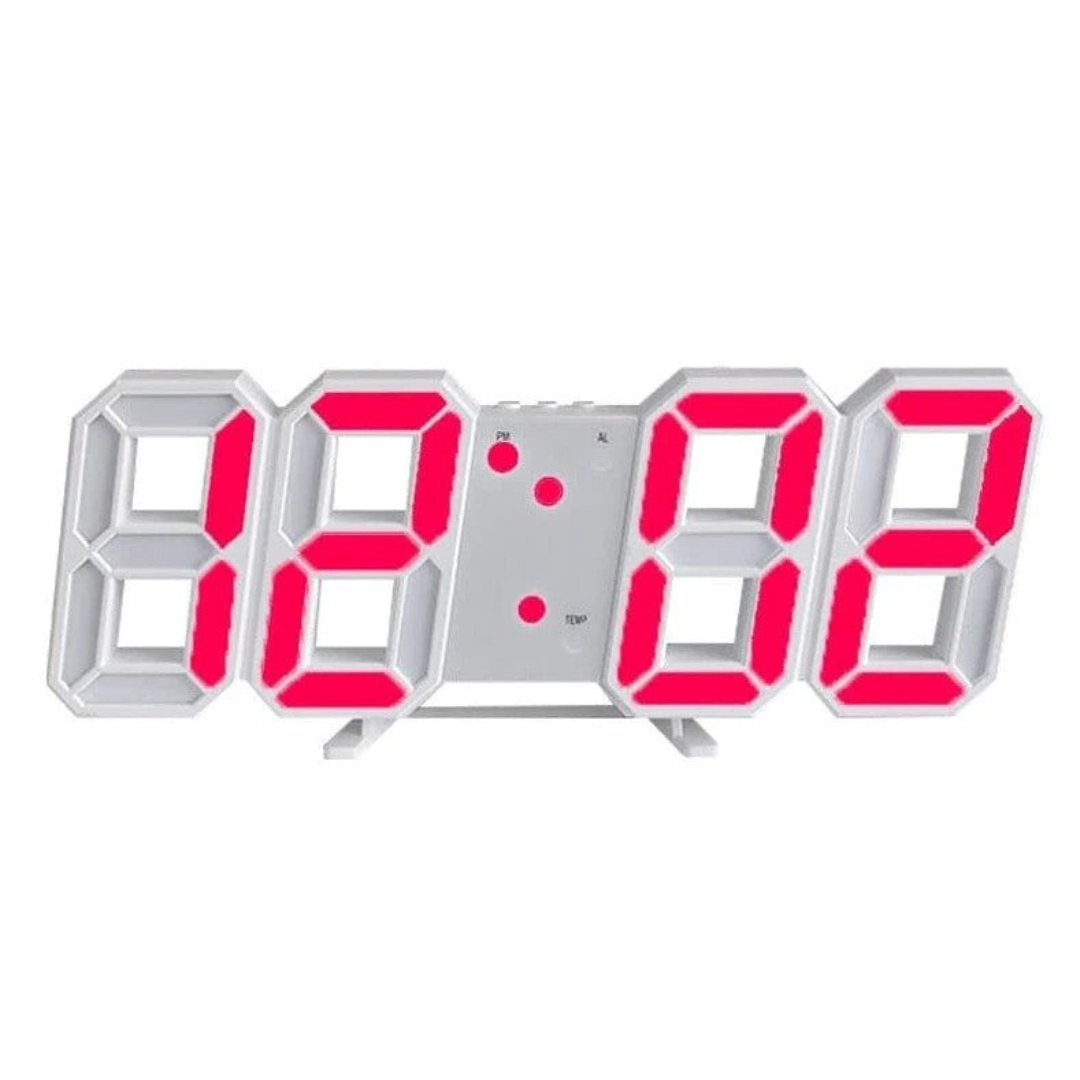 Contemporary 3D LED Backlit Wall Clock