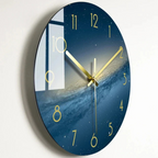 Luxorix Elegant Oversized Glass Wall Clock
