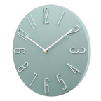 Chic Wall Clock with Vibrant Accents