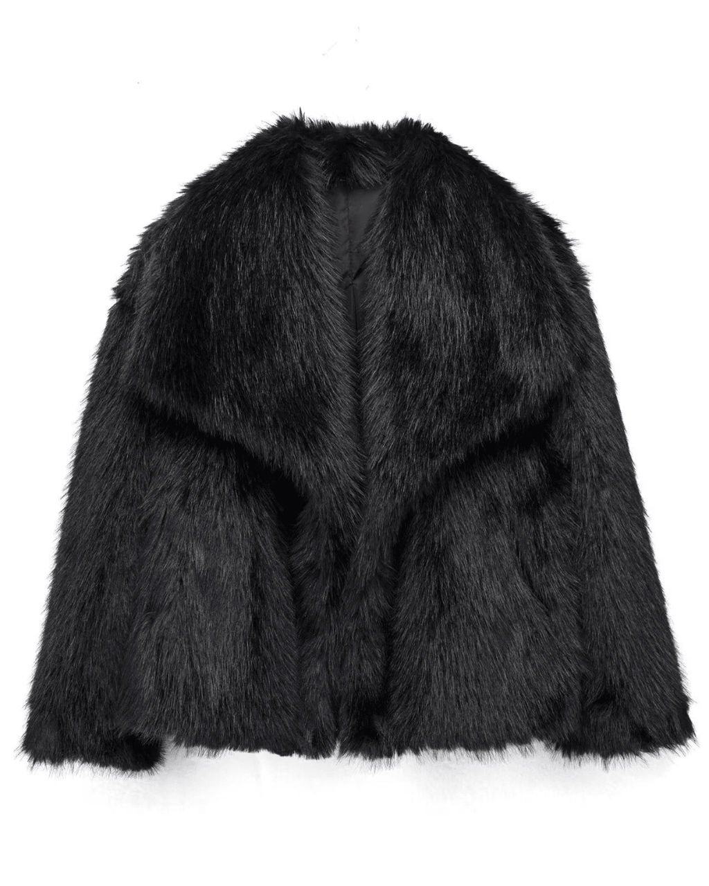 Plush Oversized Faux Fur Winter Coat for Women