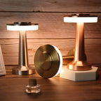 Vintage-Inspired Wireless Table Lamp - LumiBar
