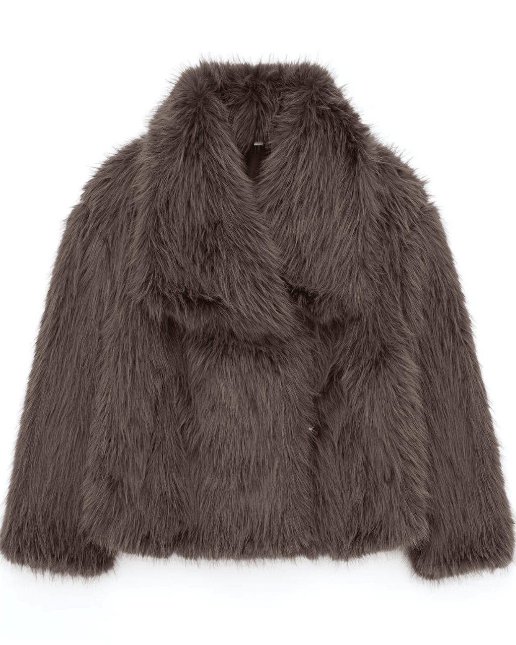 Plush Oversized Faux Fur Winter Coat for Women