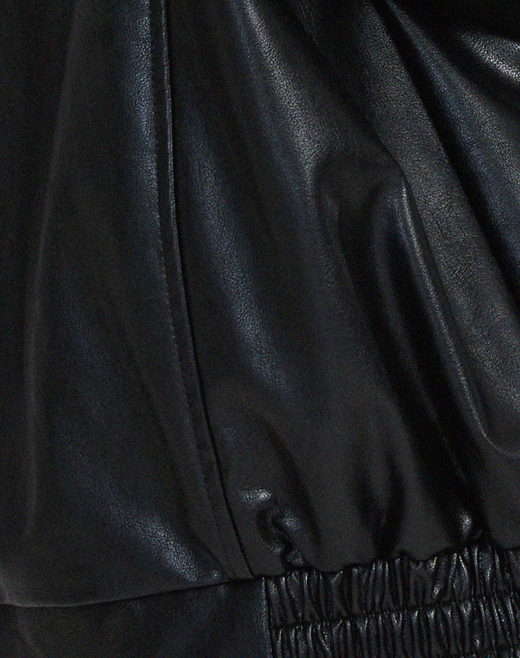 Chic Oversized Lightweight Leather Jacket for Women