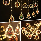 Illuminated Christmas Wish Ring with 10 Mini Figures