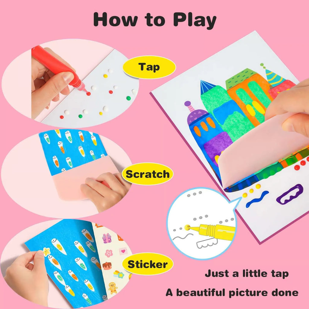 Mess-Free Magic Paint Set for Kids - Unleash Creative Fun!