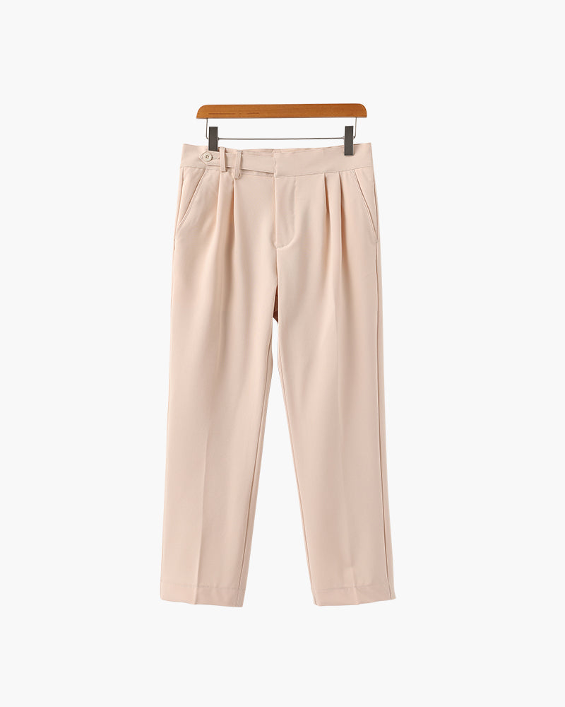Chic High-Waisted Parisian Trousers
