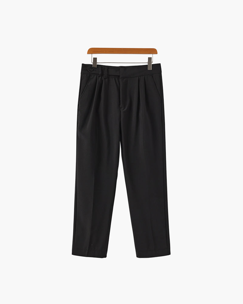 Chic High-Waisted Parisian Trousers