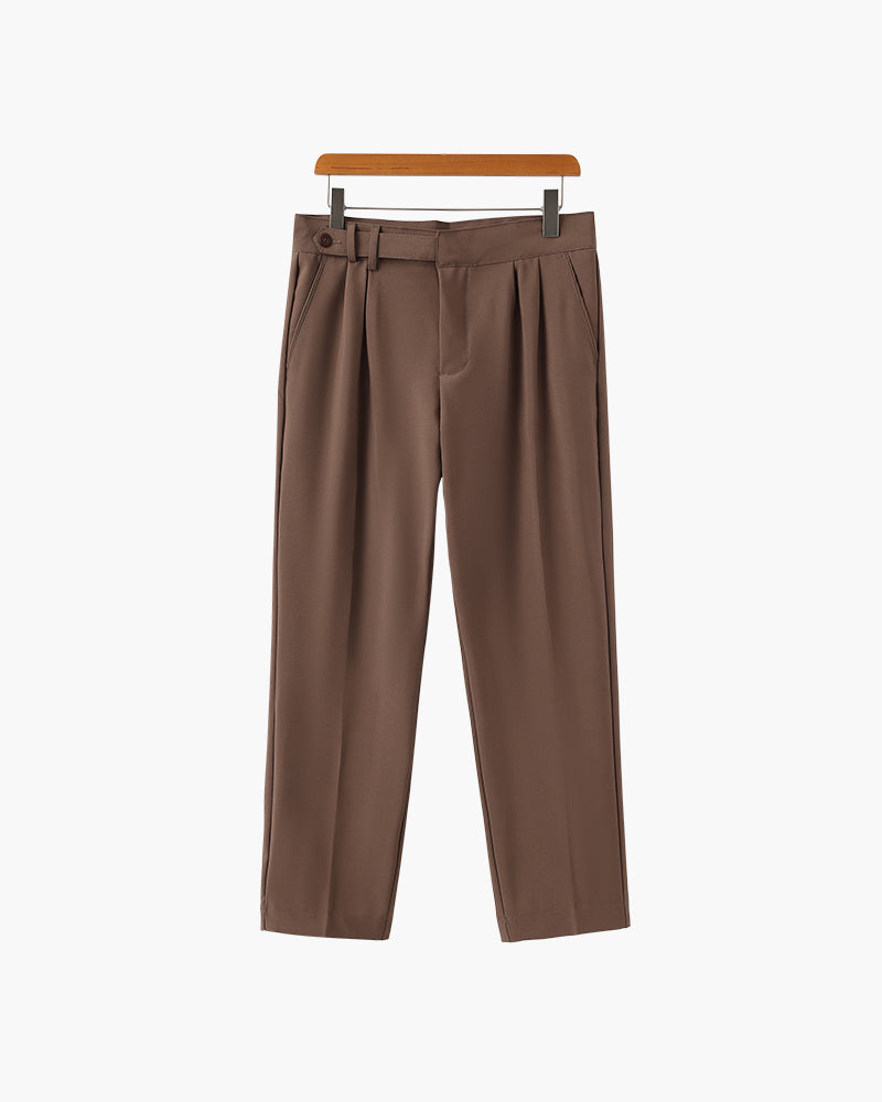 Chic High-Waisted Parisian Trousers