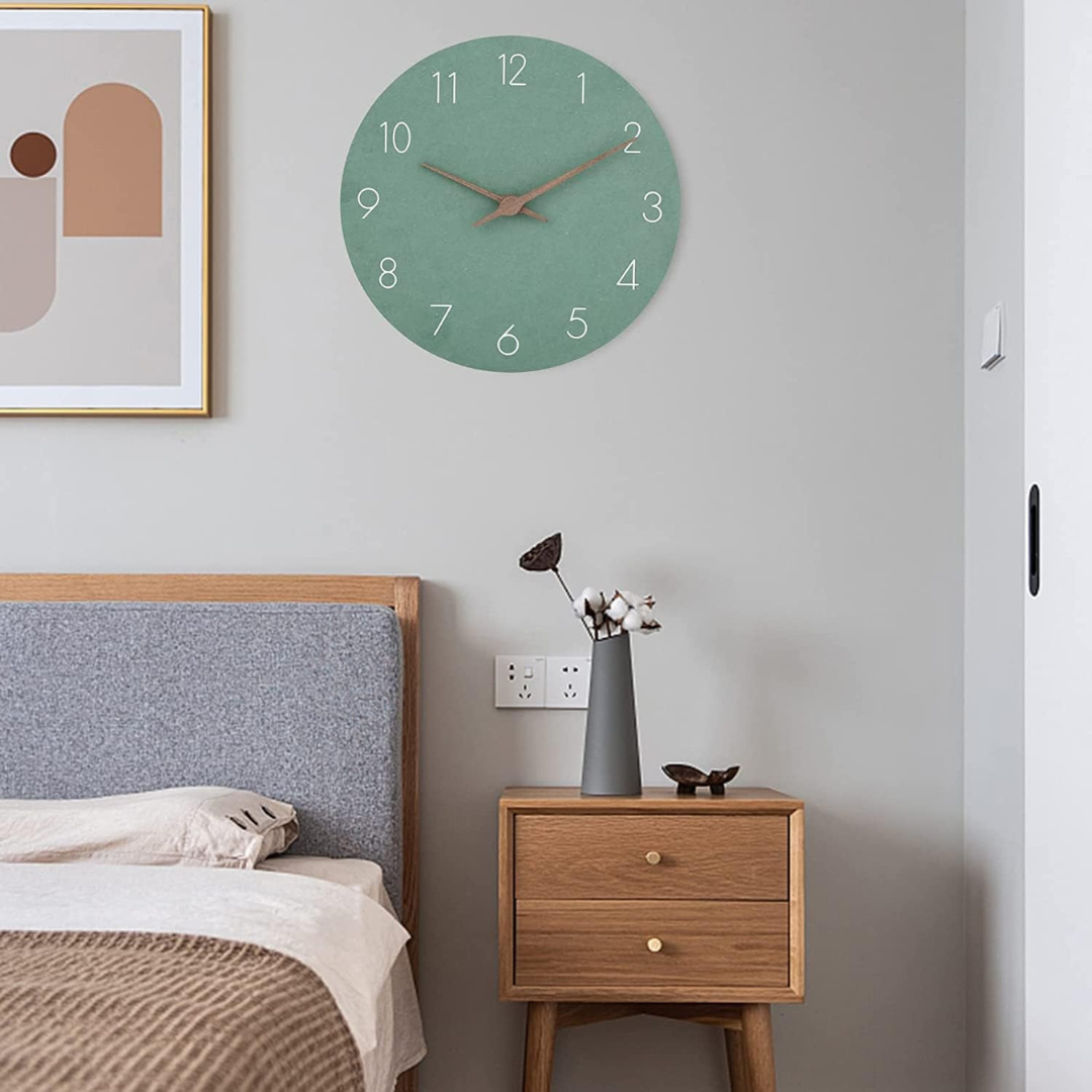 Elegant Minimalist Wooden Wall Clock
