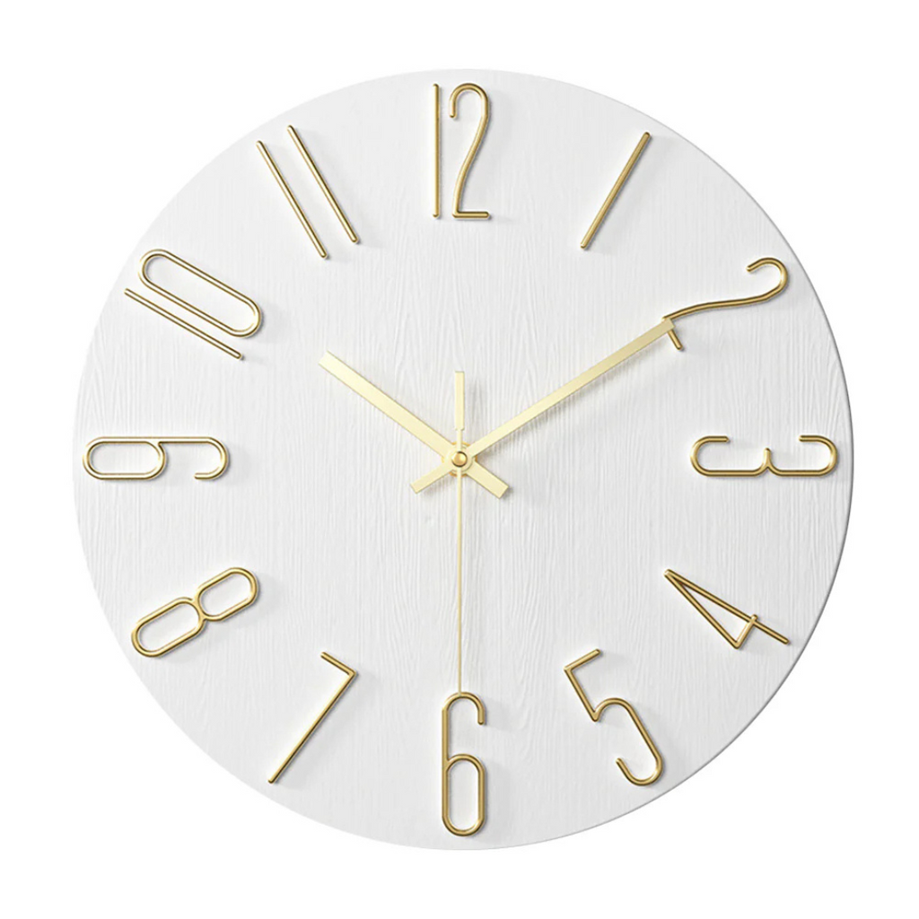 Minimalist Modern Wall Clock for Living Room Decor