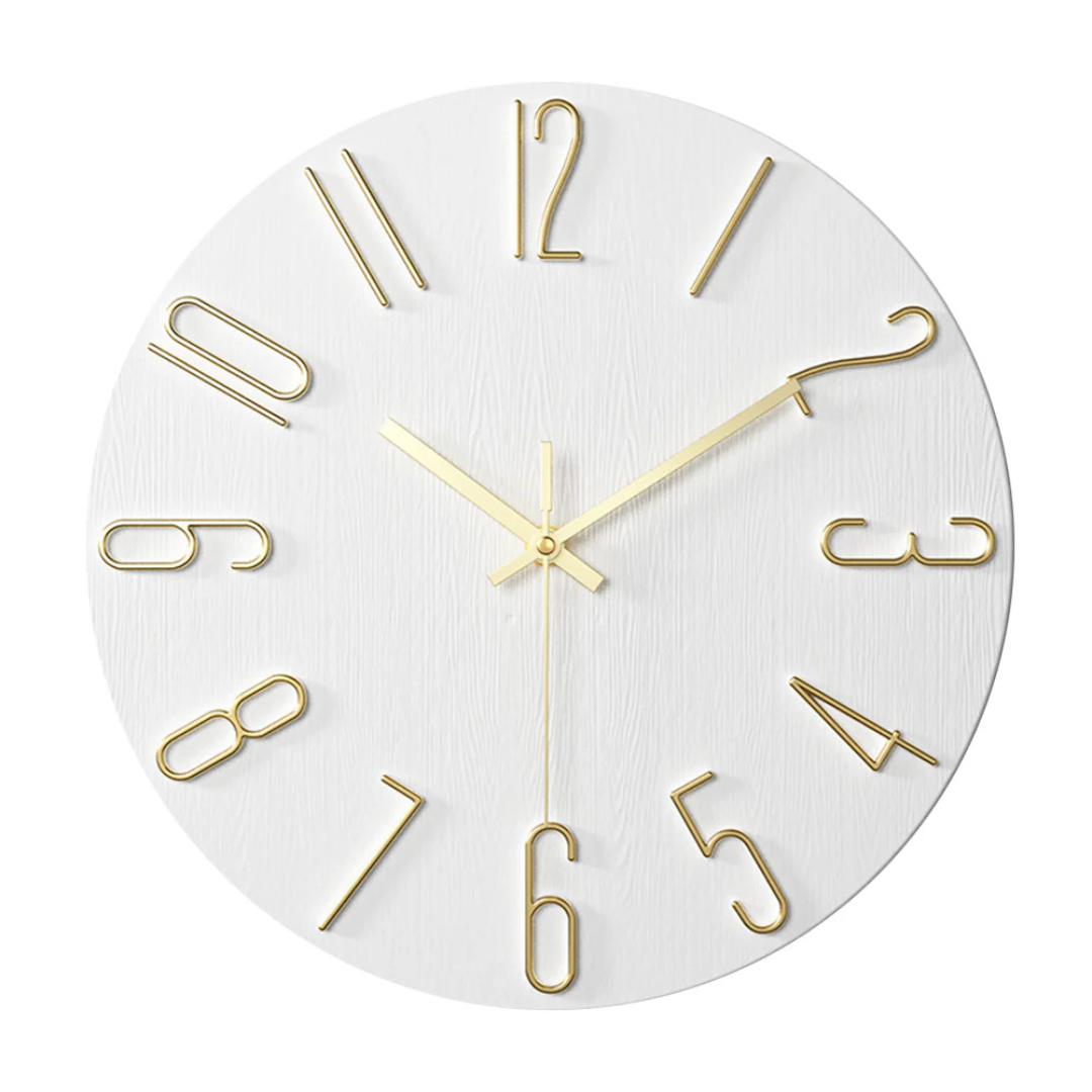 Minimalist Modern Wall Clock for Living Room Decor