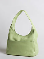 Simple Vegan Hobo Shoulder Bag - Empty Design