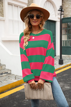 Kyra - Striped Knit Sweater for Casual Wear