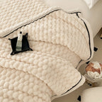 Cozy Lightweight Microfiber Blanket for Travel and Home Use