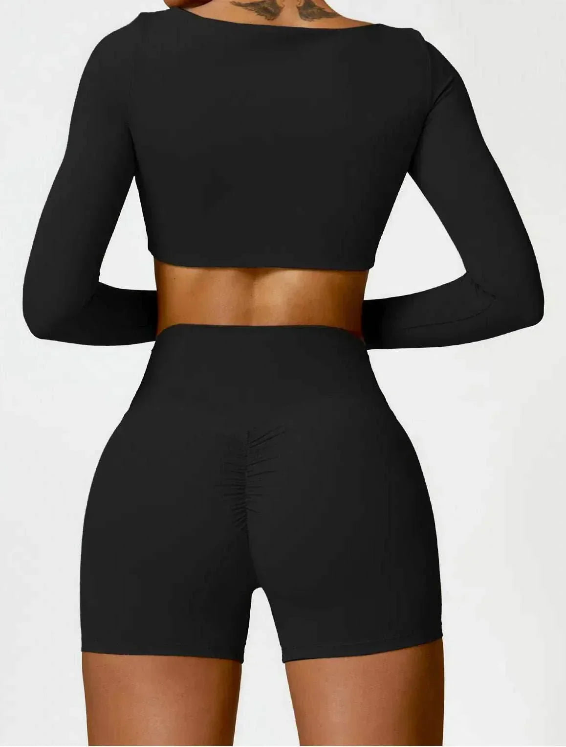 Women's Long Sleeve Seamless Sports Set