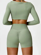 Women's Long Sleeve Seamless Sports Set