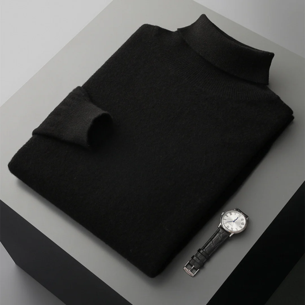 Cagliari Merino Wool Turtle Neck Sweater