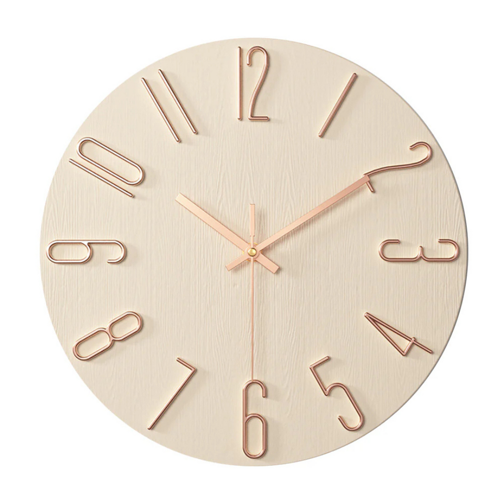 Minimalist Modern Wall Clock for Living Room Decor