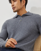 Ponza Cashmere Polo Knit Sweater