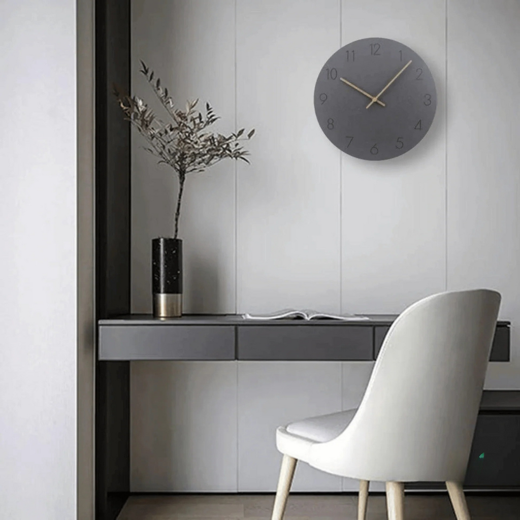 Elegant Minimalist Wooden Wall Clock