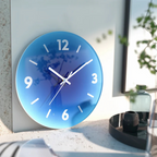 Contemporary Glass Wall Clock for Stylish Decor