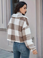 Luna Dressed Teddy Coat - Comfort and Elegance for Women