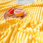 Cozy Velvet Fleece Blanket for Winter Warmth