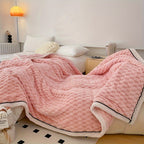 Cozy Lightweight Microfiber Blanket for Travel and Home Use