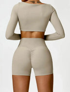 Women's Long Sleeve Seamless Sports Set
