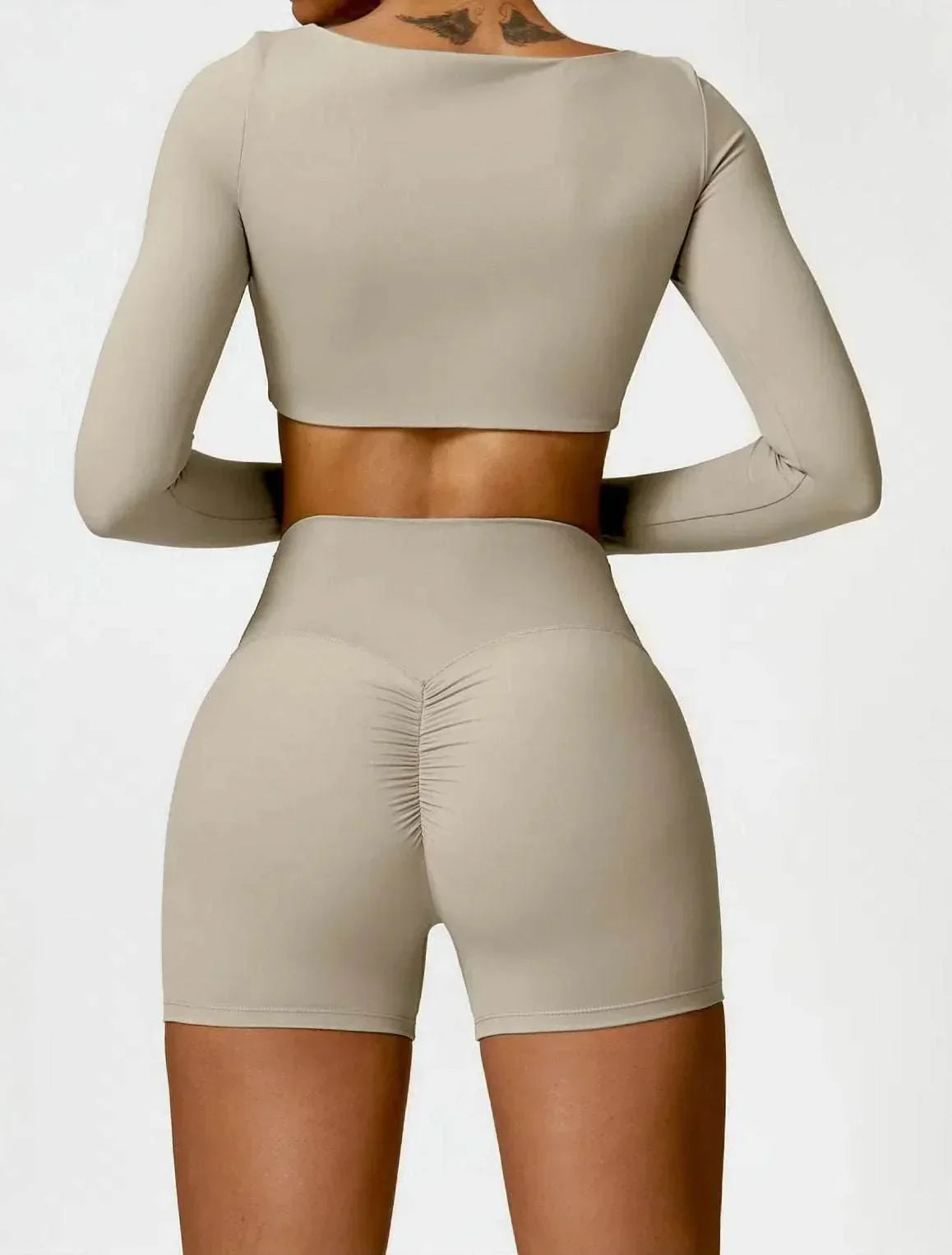 Women's Long Sleeve Seamless Sports Set