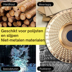 Woodworking Angle Grinder Discs – Cutting, Shaping & Sanding Set (3 Pieces)