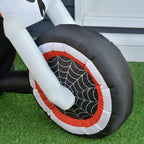Inflatable Halloween Motorcycle Rider - Spooky LED Decoration (180×55×120 cm)