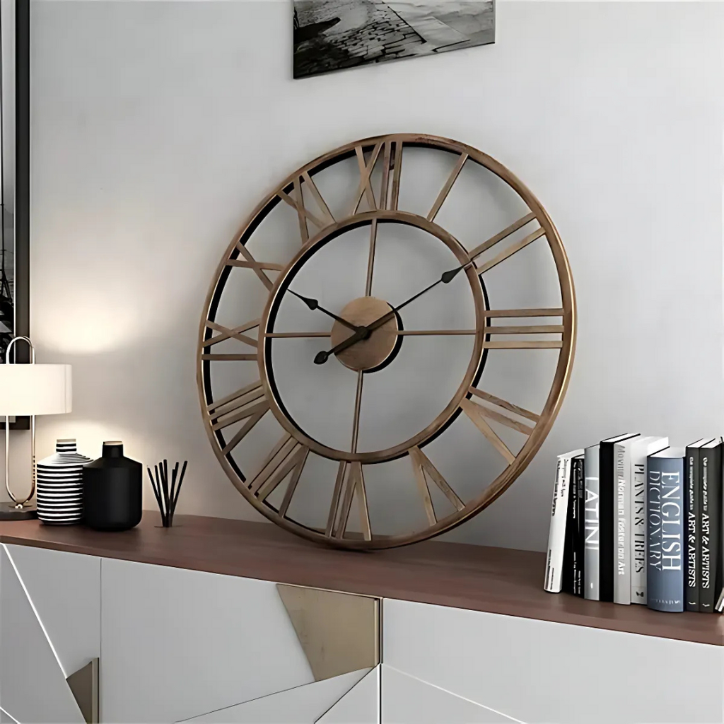 Exclusive Modern Large Wall Clock with Unique Frame Design