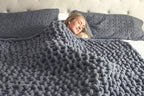 Soft and Elegant Braided Throw Blanket for Sofa Accents