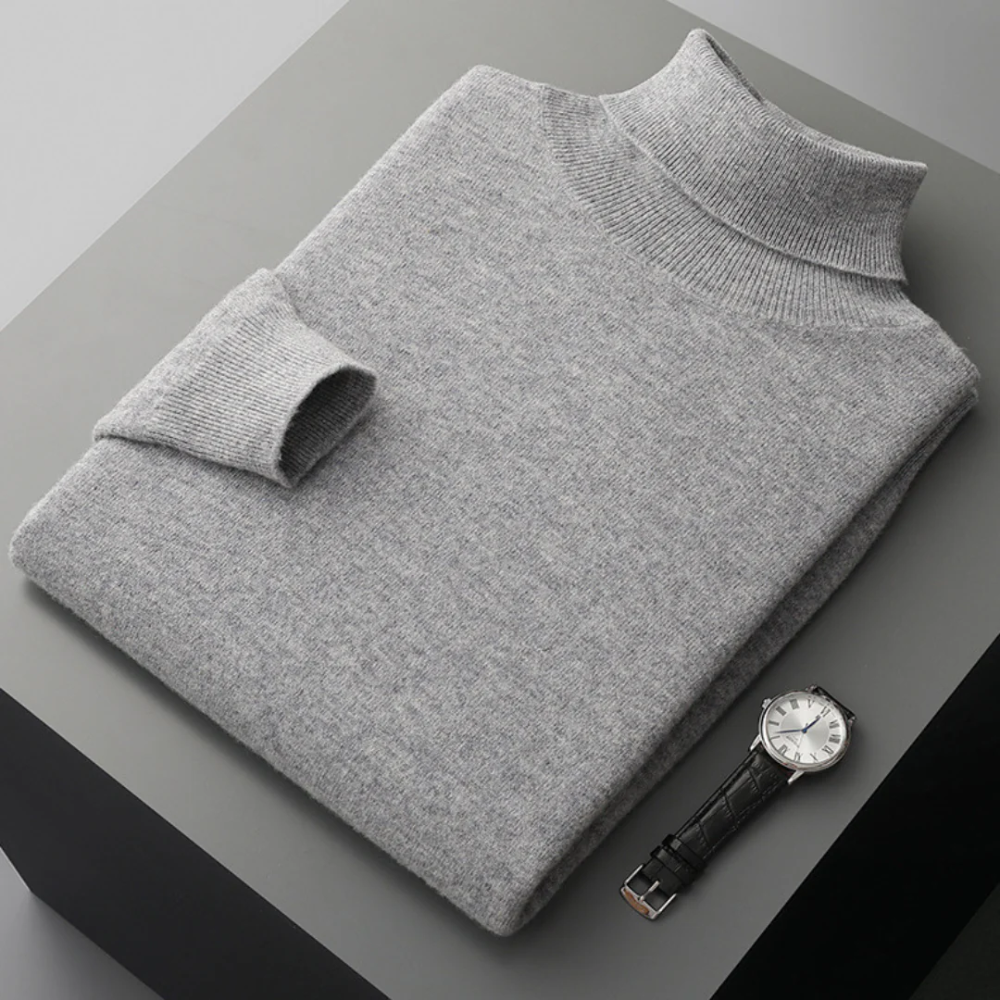 Cagliari Merino Wool Turtle Neck Sweater