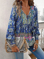 Elodie - Summer-Inspired Floral Blouse