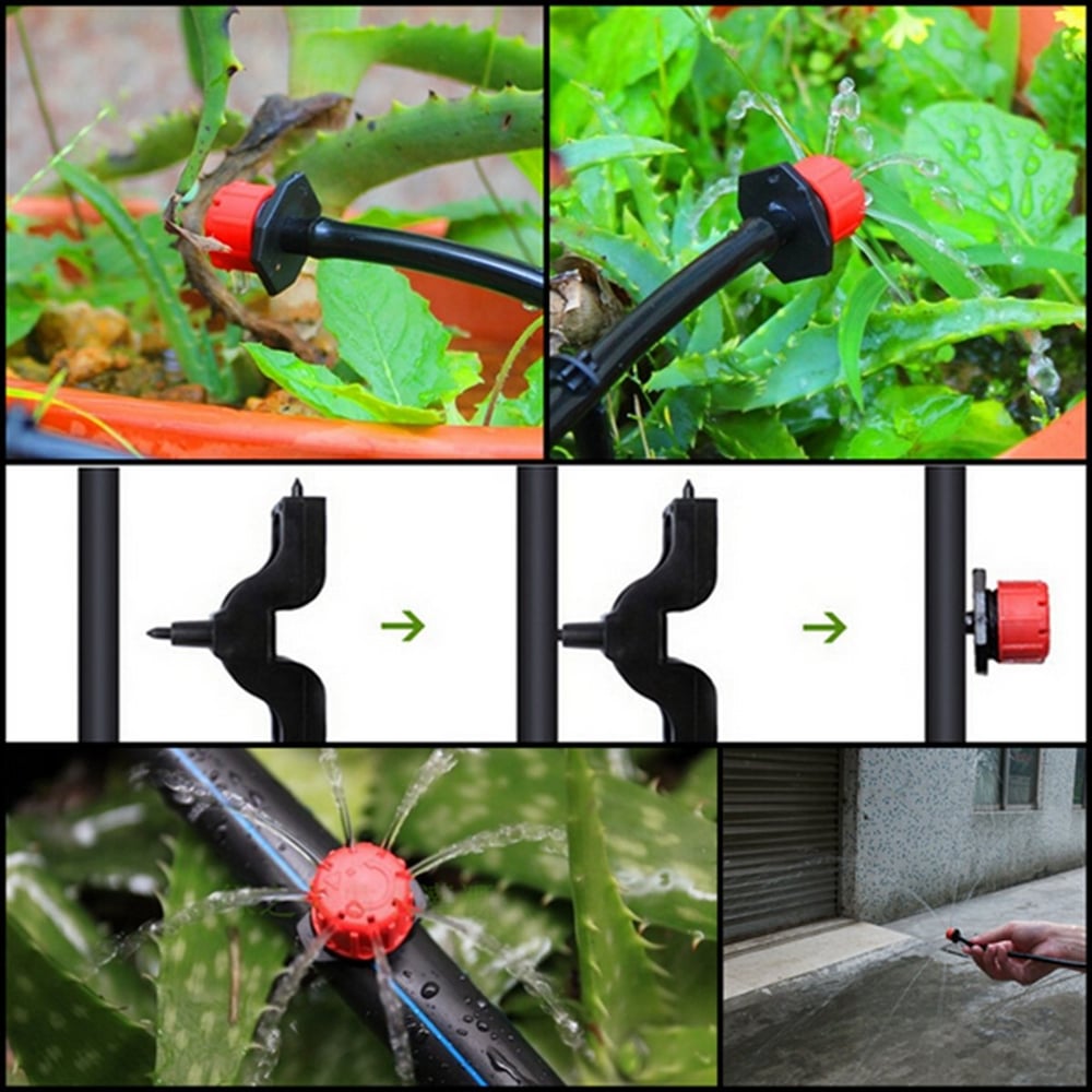 Automated Plant Watering Drip System for Gardens and Pots – 100 Count