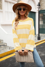 Kyra - Striped Knit Sweater for Casual Wear