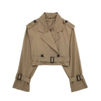 Lilia - Chic Short Trench Coat