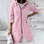 WW | Zip-Up Long Hooded Jacket