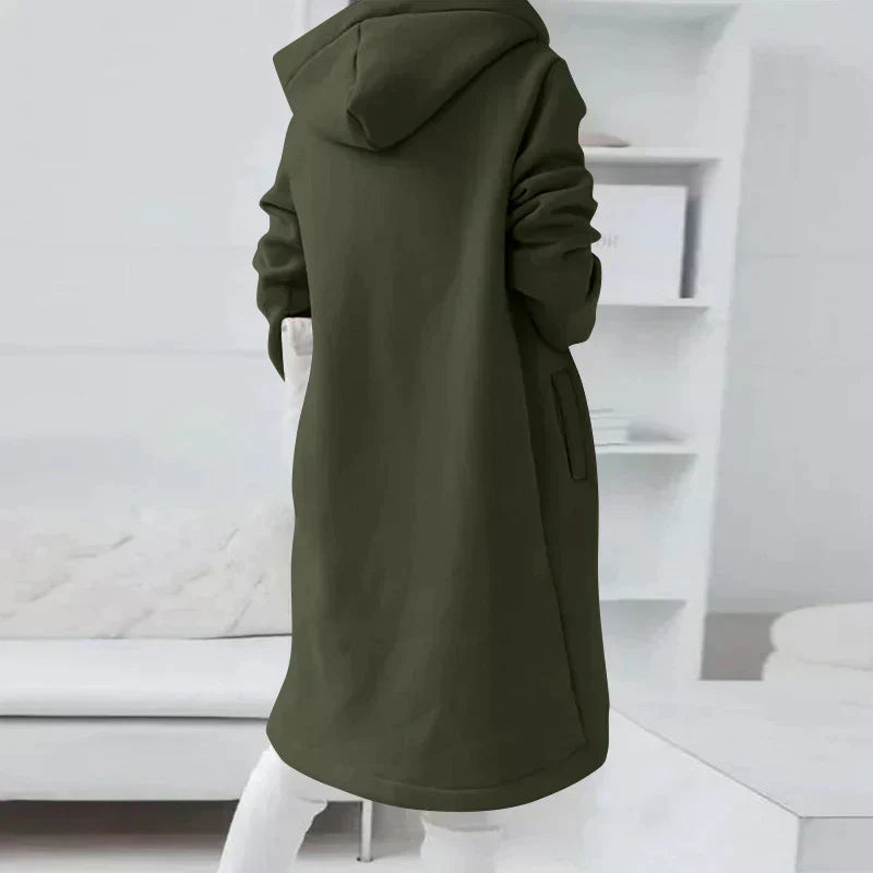 WW | Zip-Up Long Hooded Jacket