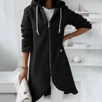WW | Zip-Up Long Hooded Jacket