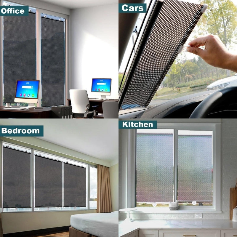 Instant Coolness and Privacy: Suction Cup Window Blinds
