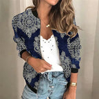 Liora - Graphic Print Bomber Jacket