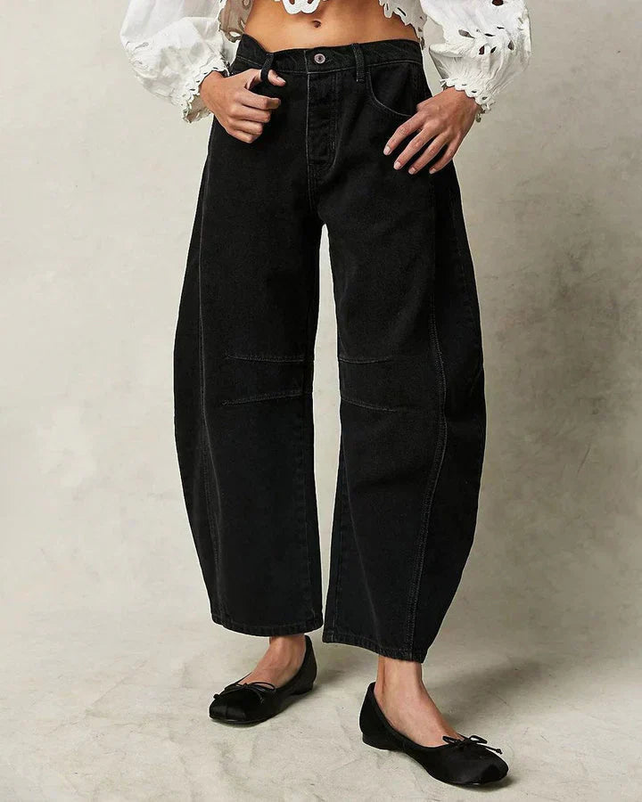 Womens Jeans – Barrel Fit with Mid-Rise Waist