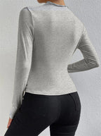 Mimi - Long Sleeve Ruffled Shirt