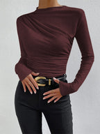Mimi - Long Sleeve Ruffled Shirt