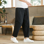 JEJU Relaxed Linen Wide-Leg Pants