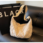 Quilted Puffer Crossbody Bag
