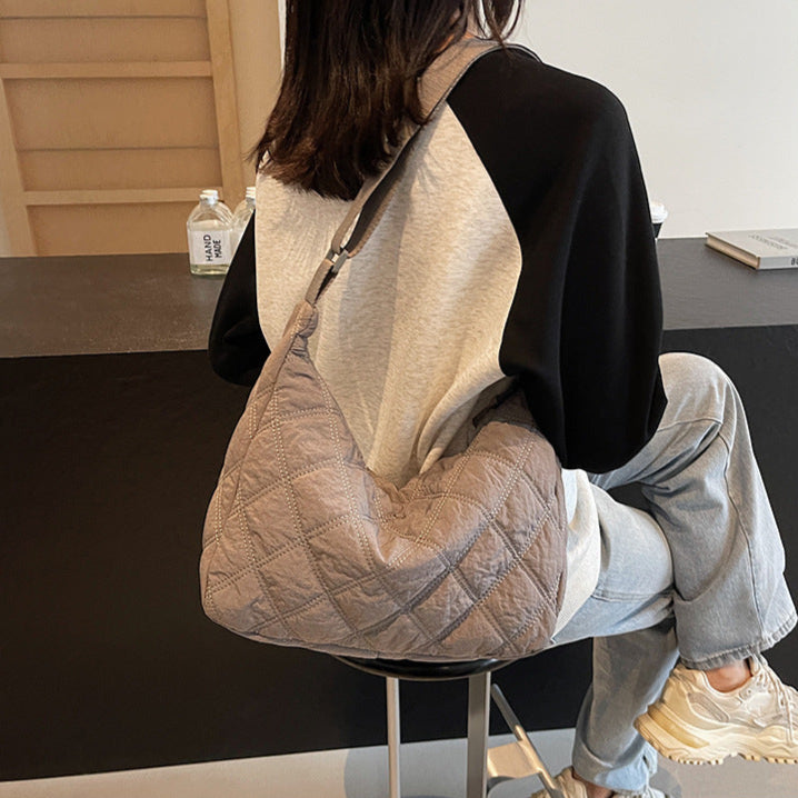 Quilted Puffer Crossbody Bag